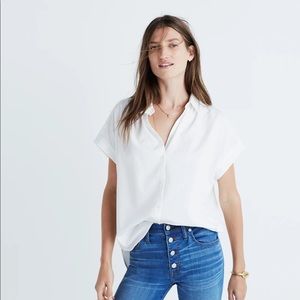 Madewell Central Shirt in Pure White